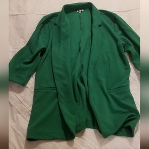 Womens XXL green blazer
